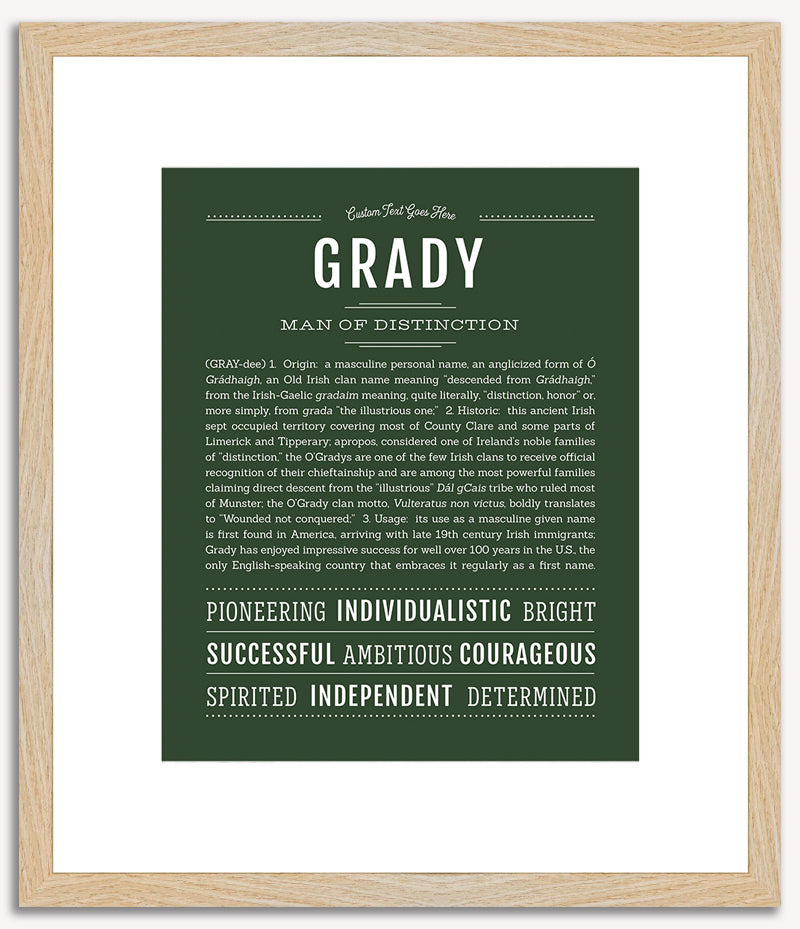 Grady | Name Art Print