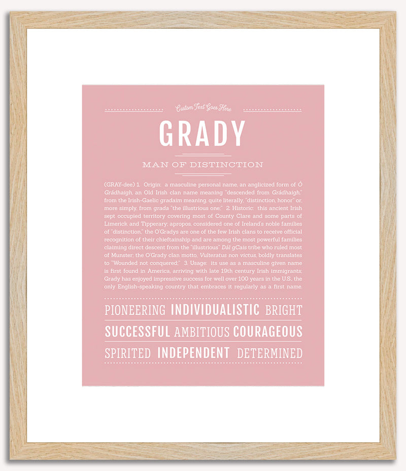 Grady | Name Art Print