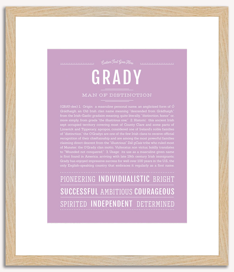 Grady | Name Art Print