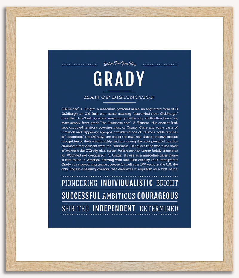 Grady | Name Art Print