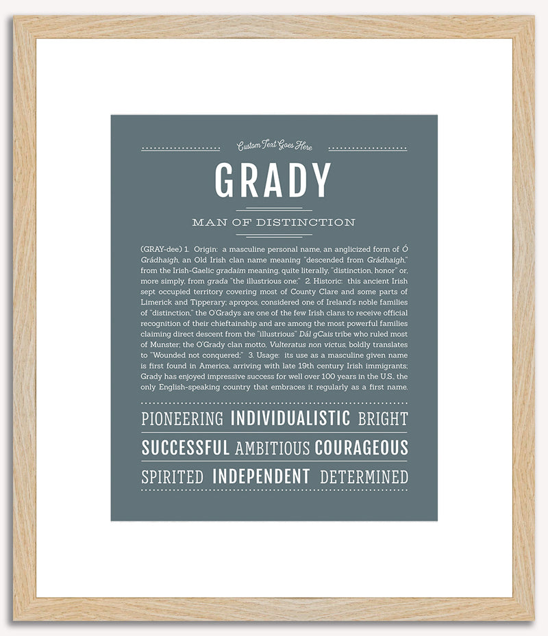 Grady | Name Art Print