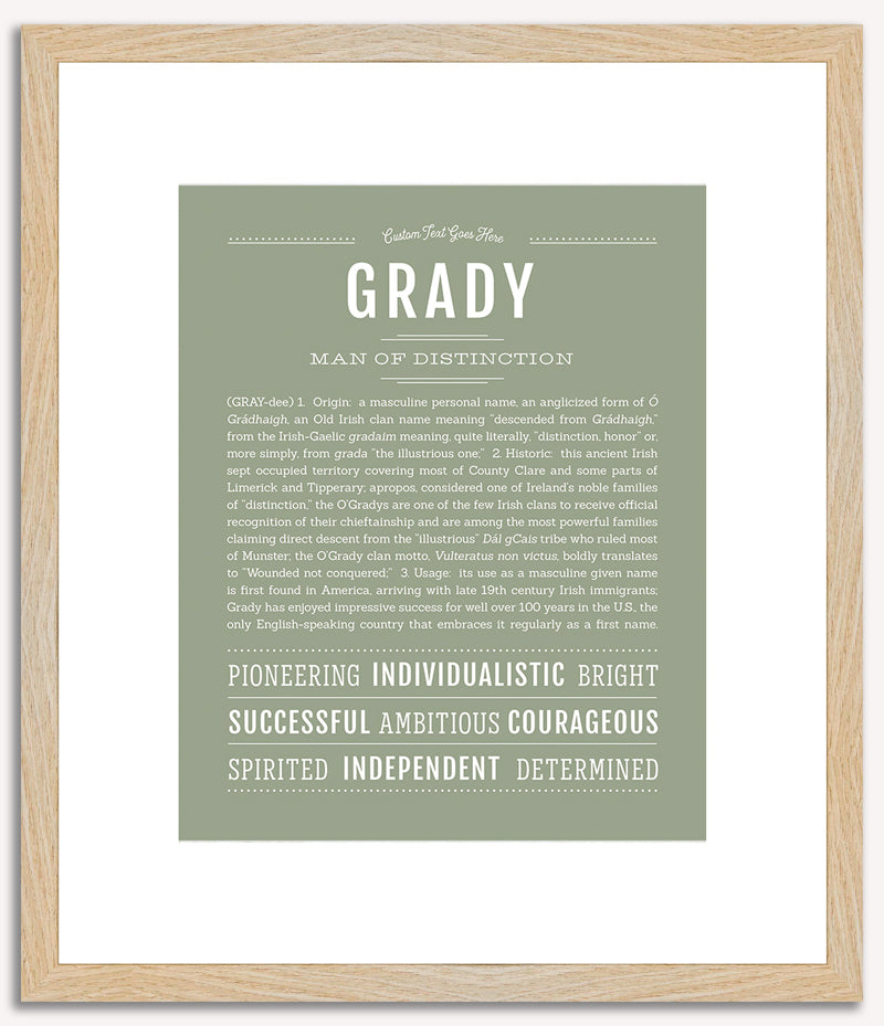 Grady | Name Art Print