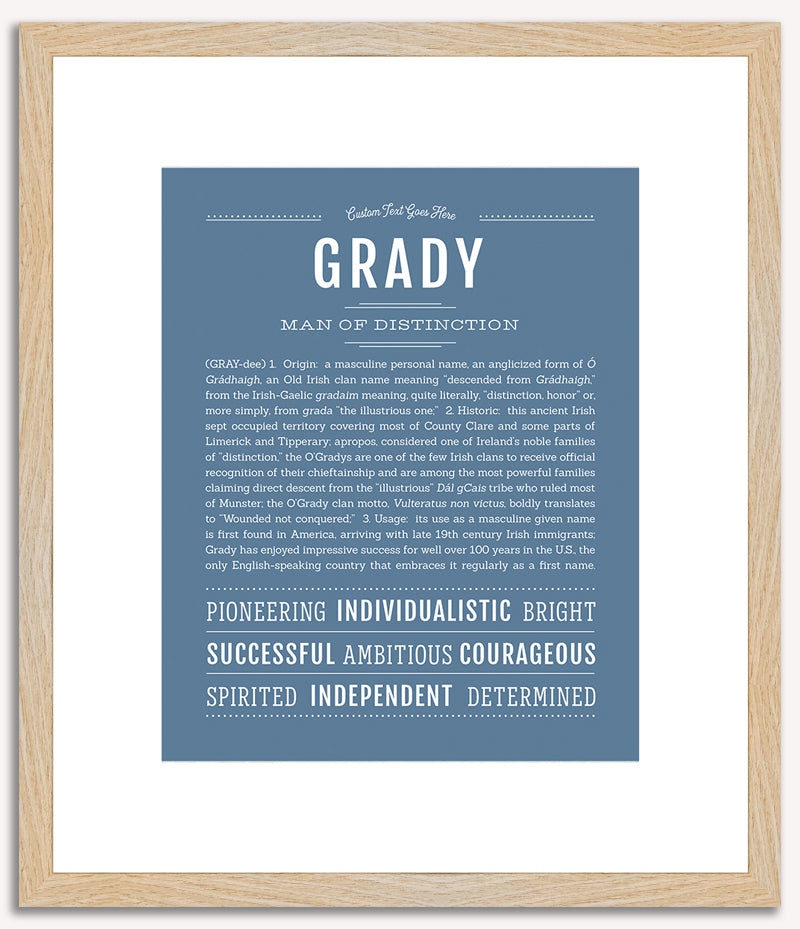 Grady | Name Art Print