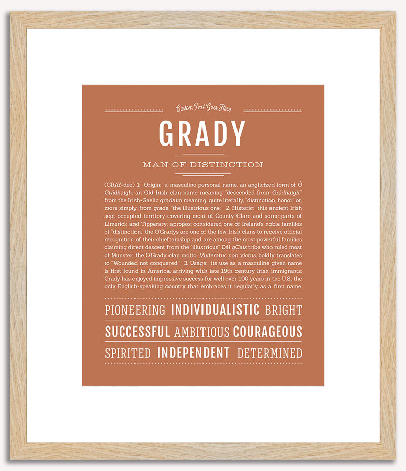 Grady | Name Art Print