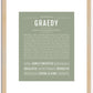 Graedy | Name Art Print