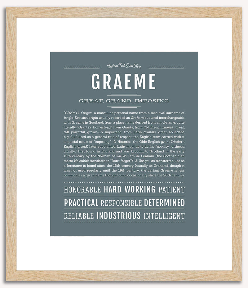 Graeme | Name Art Print