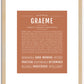 Graeme | Name Art Print