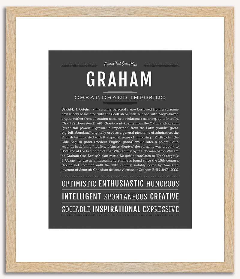 Graham | Name Art Print