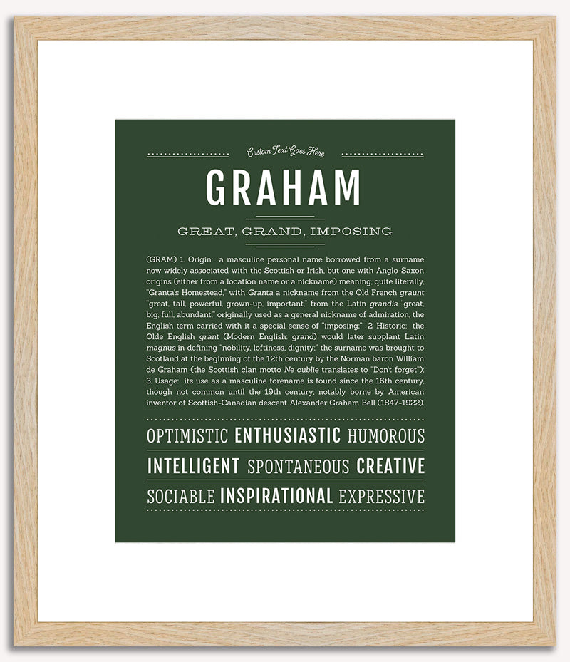 Graham | Name Art Print