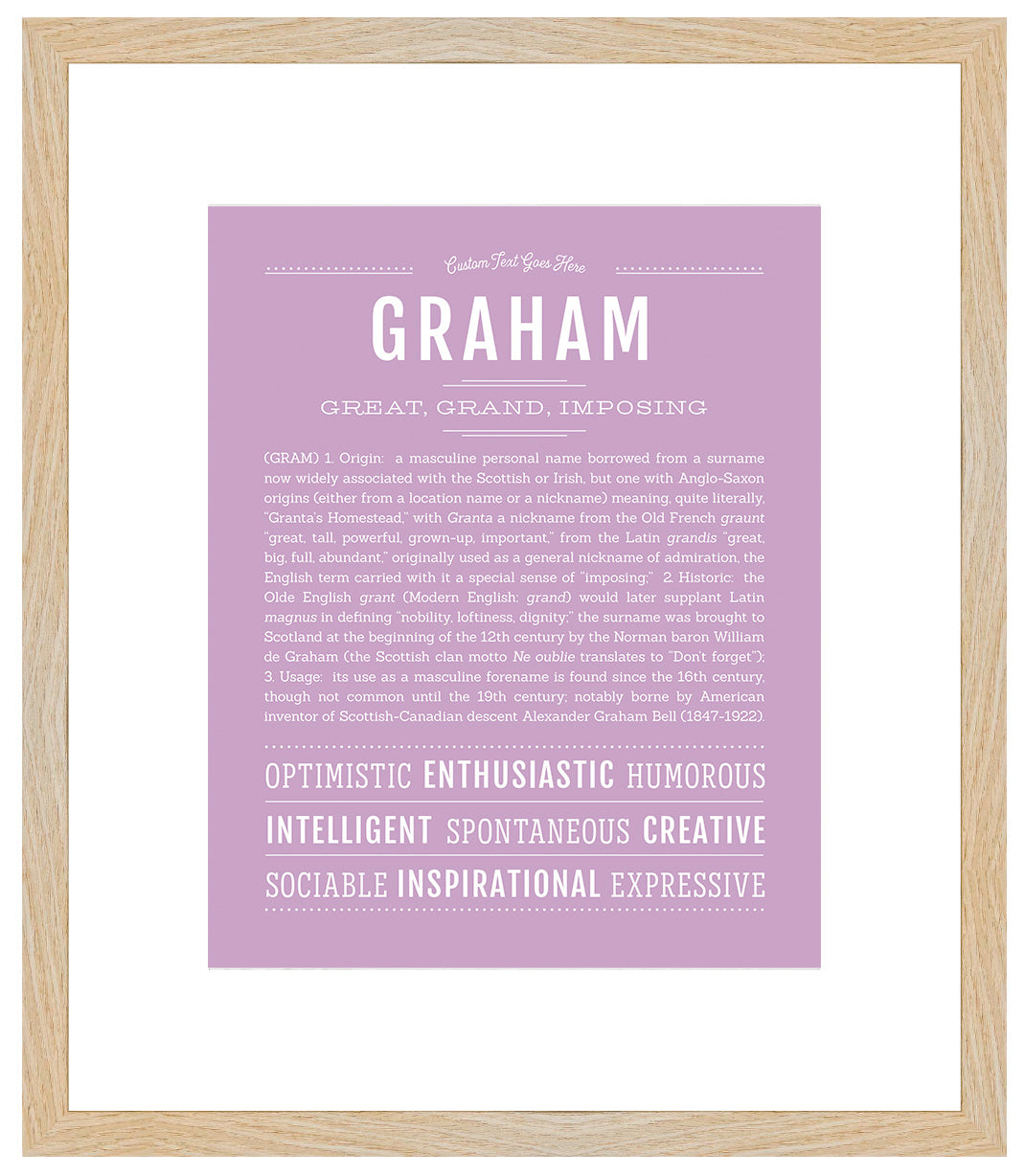 Graham | Name Art Print