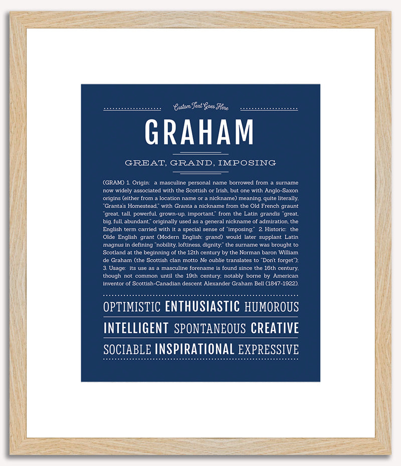 Graham | Name Art Print