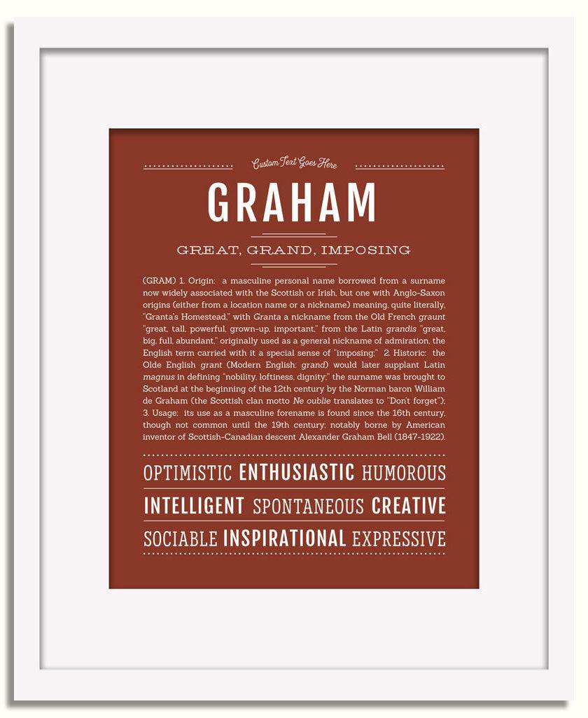 Graham | Name Art Print – Name Stories