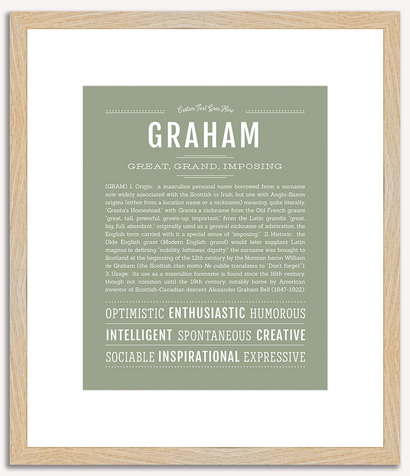 Graham | Name Art Print