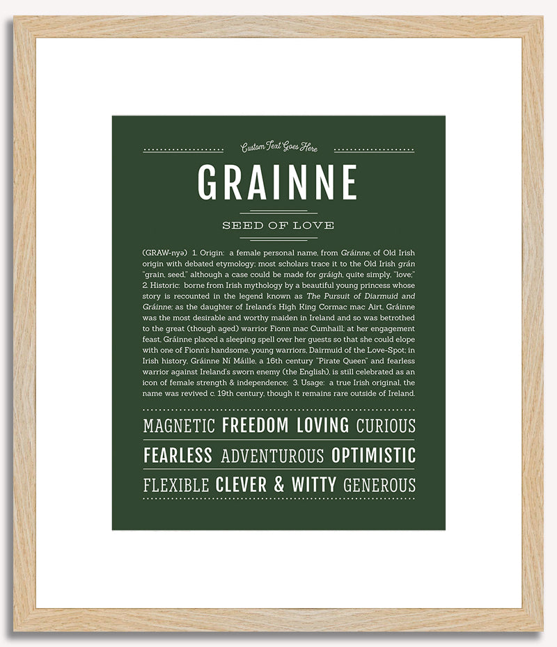 Grainne | Name Art Print