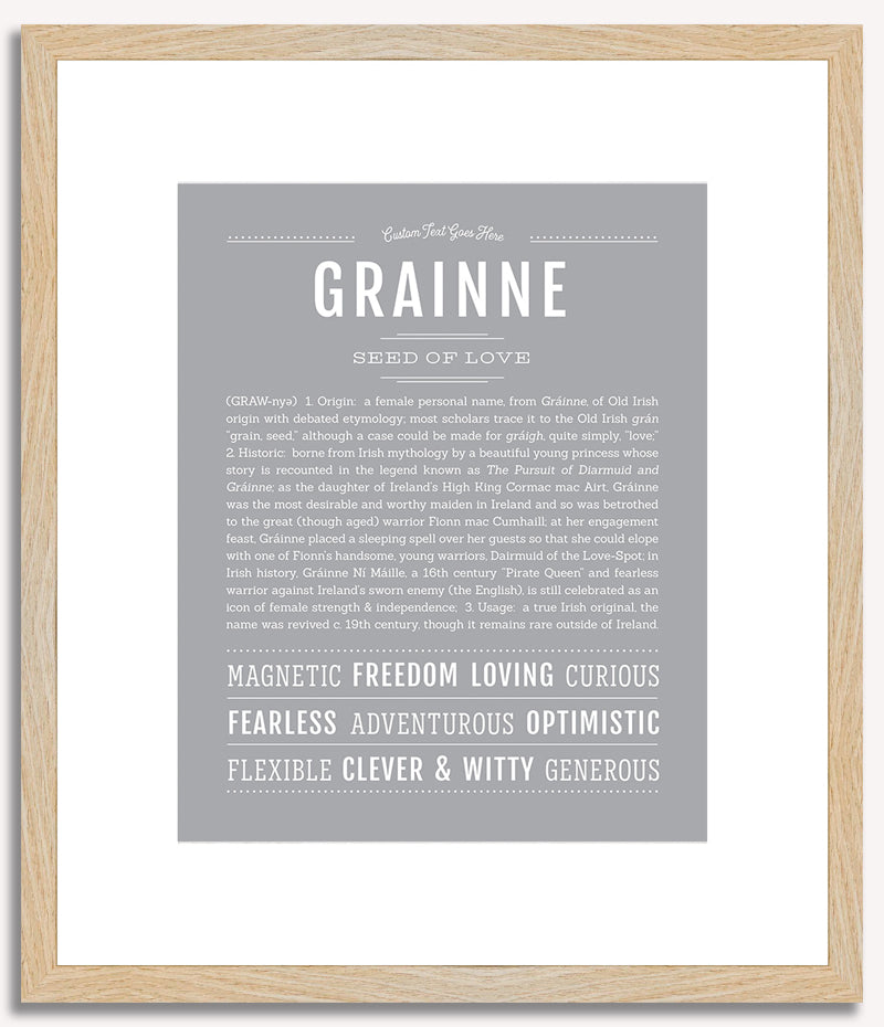 Grainne | Name Art Print