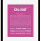 Frame Options | Dark Pink | Black Frame, Matted