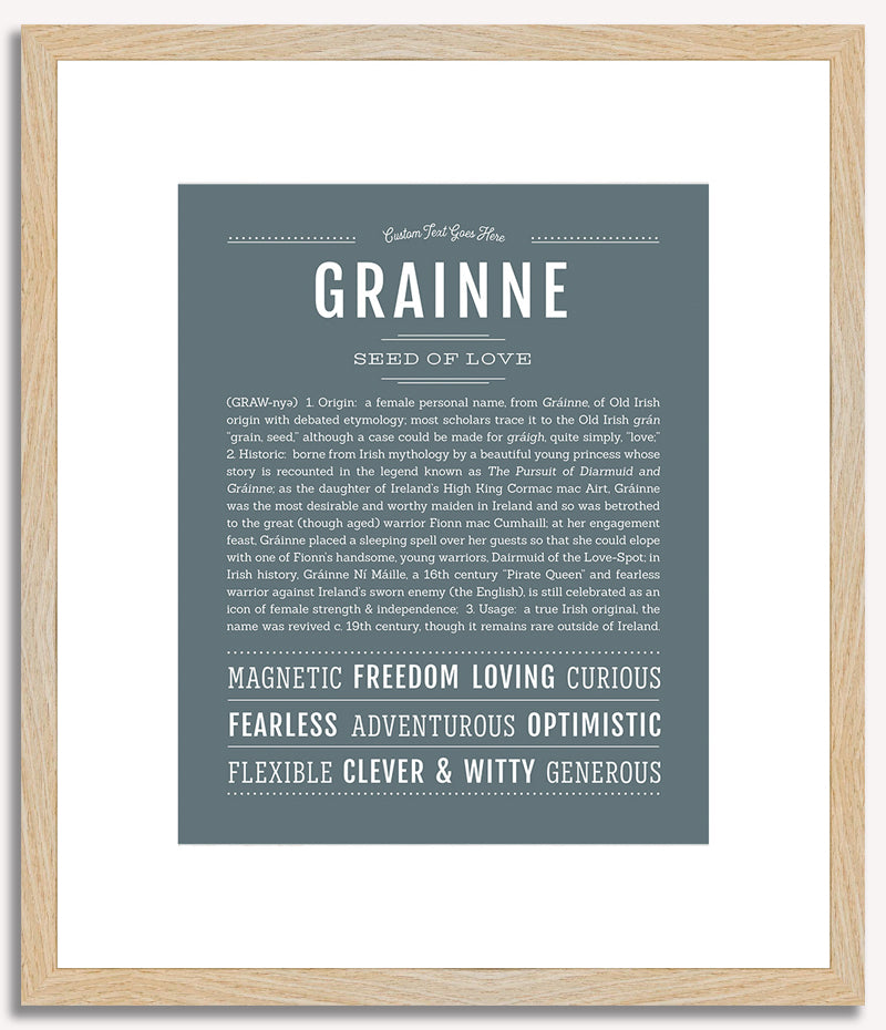 Grainne | Name Art Print