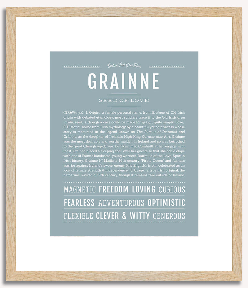 Grainne | Name Art Print