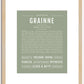 Grainne | Name Art Print