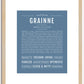 Grainne | Name Art Print