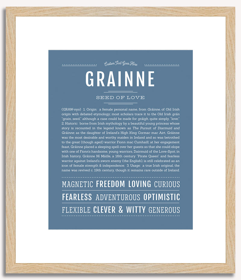 Grainne | Name Art Print