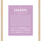 Grandpa | Name Art Print