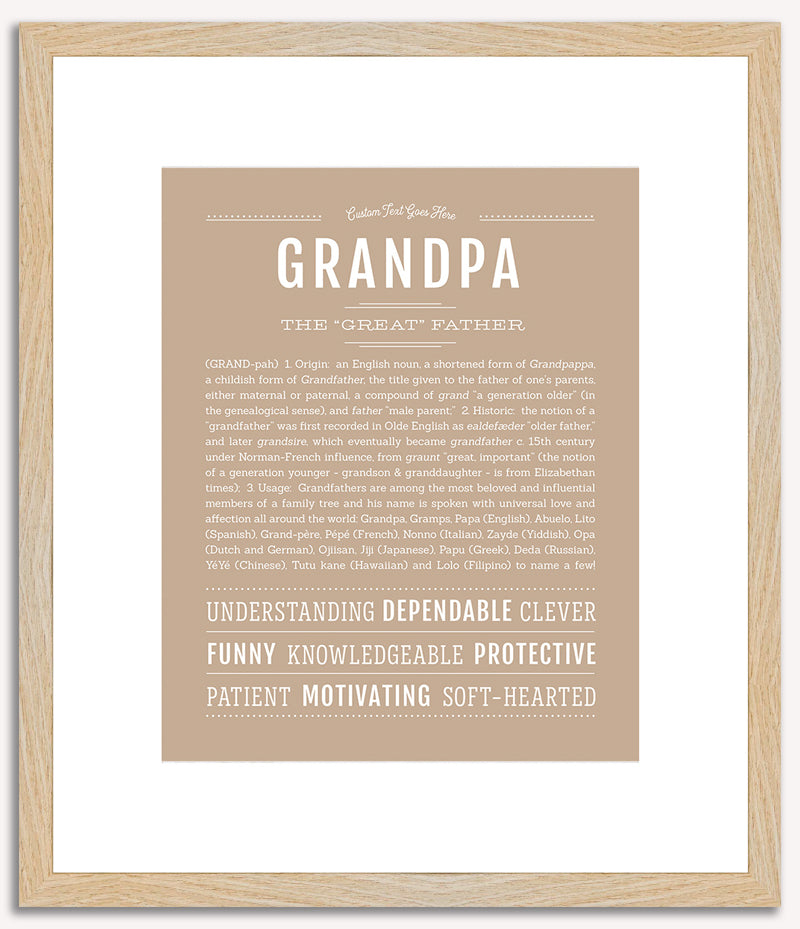 Grandpa | Name Art Print