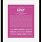 Frame Options | Dark Pink | Black Frame, Matted