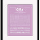 Frame Options | Lilac | Black Frame, Matted