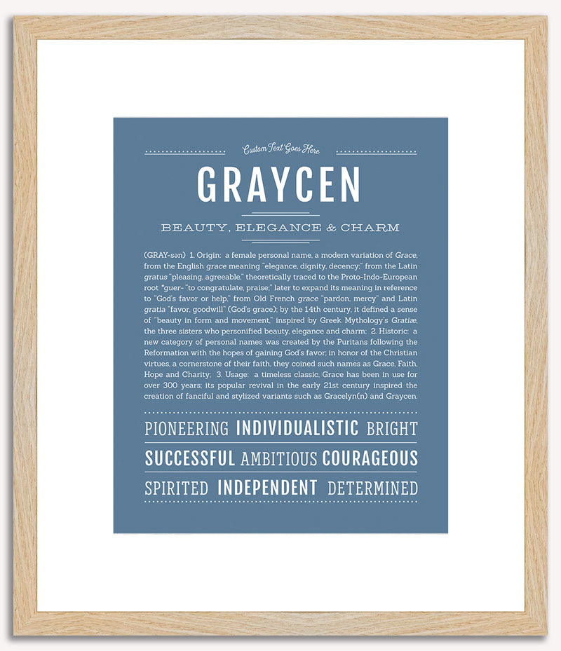 Graycen | Name Art Print