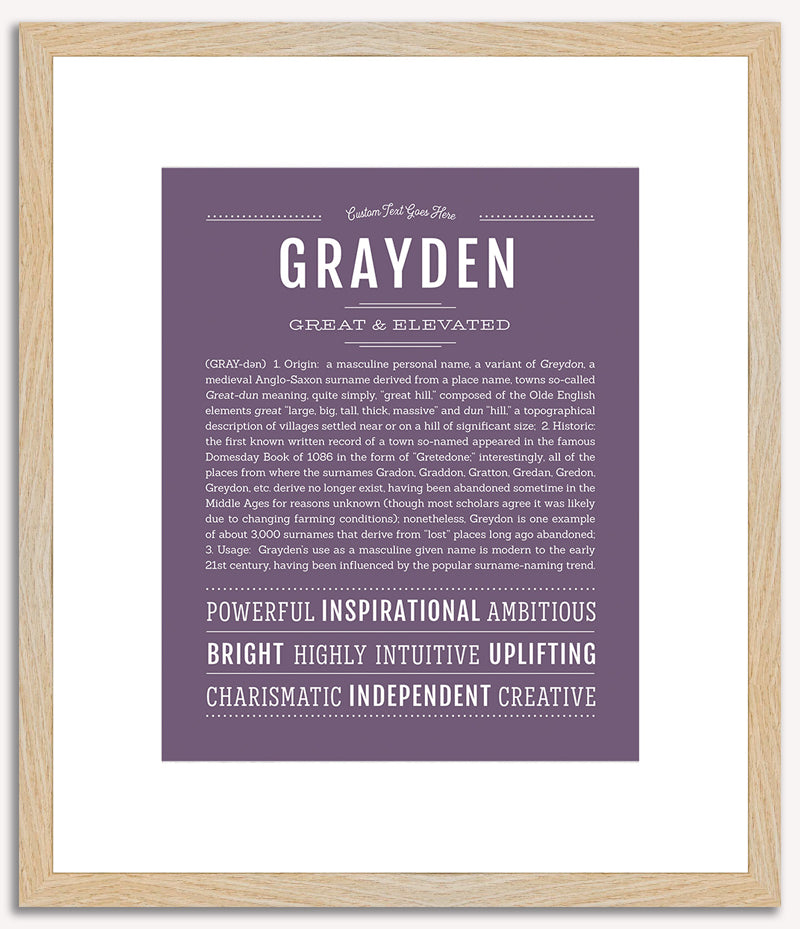 Grayden | Name Art Print