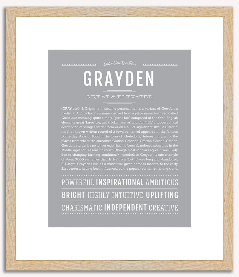 Grayden | Name Art Print