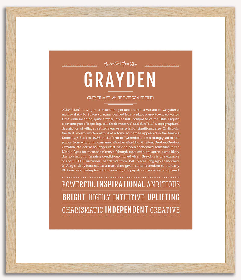 Grayden | Name Art Print