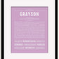 Frame Options | Lilac | Black Frame, Matted