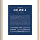 Greenlee | Name Art Print