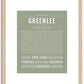 Greenlee | Name Art Print