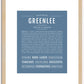 Greenlee | Name Art Print