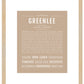 Greenlee | Name Art Print