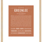 Greenlee | Name Art Print