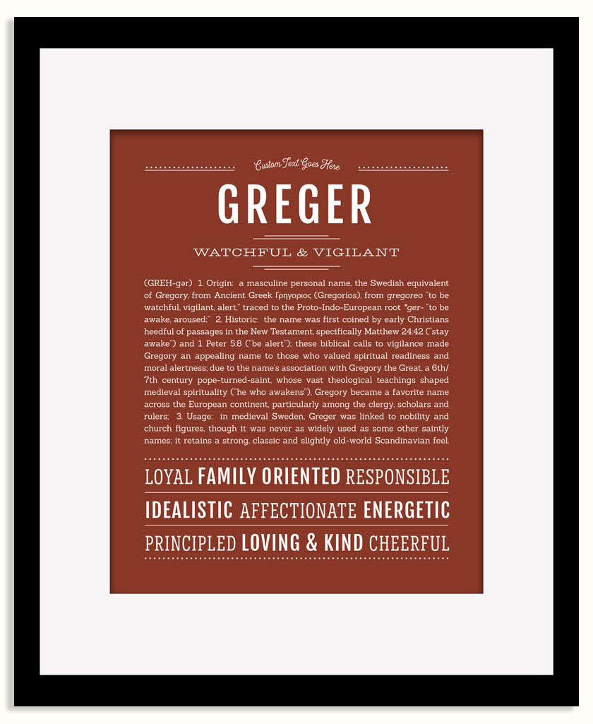 Frame Options | Bordeaux | Black Frame, Matted
