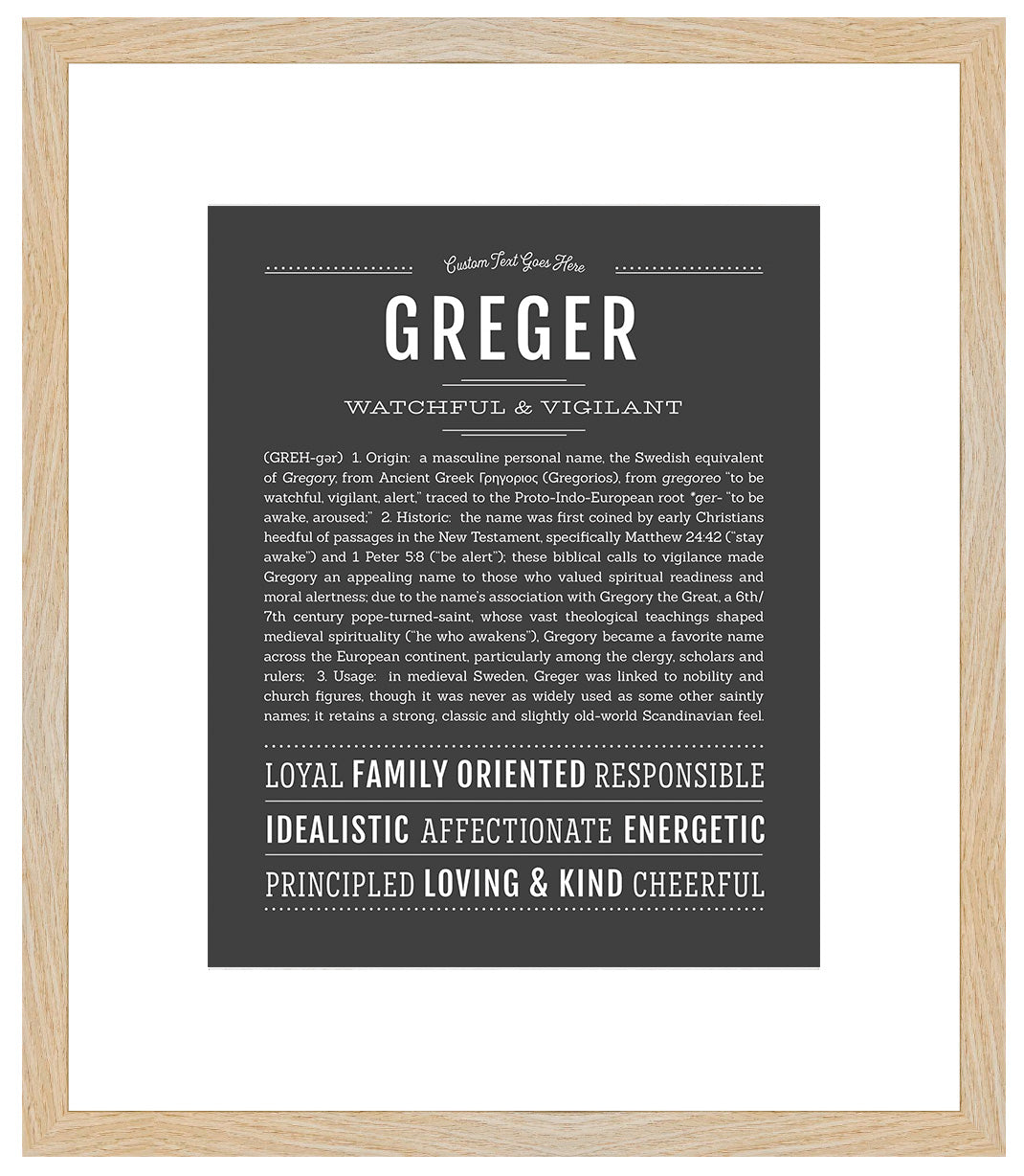 Frame Options | Charcoal Gray | Maple Frame, Matted