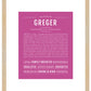 Frame Options | Dark Pink | Maple Frame, Matted