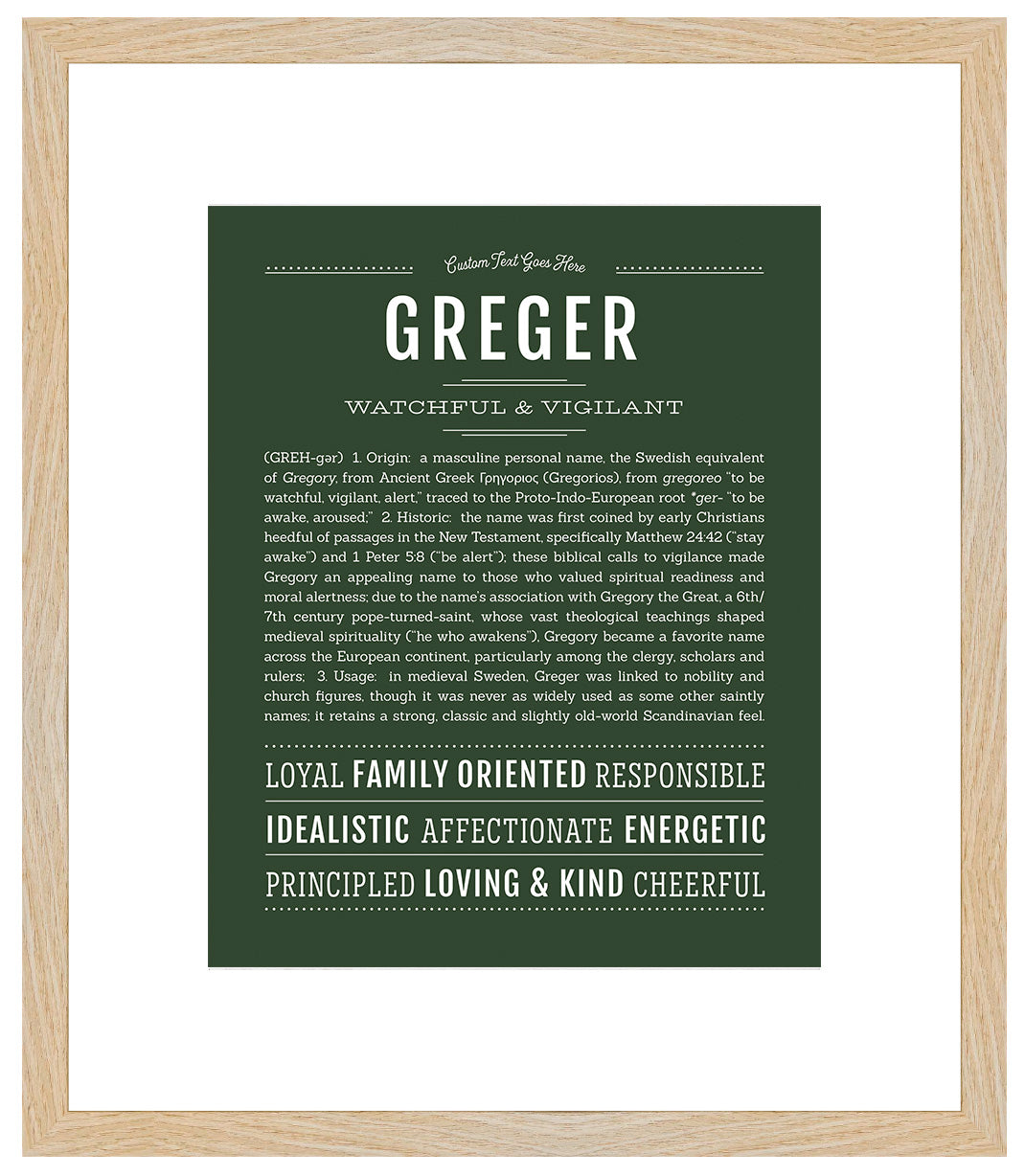 Frame Options | Deep Forest | Maple Frame, Matted