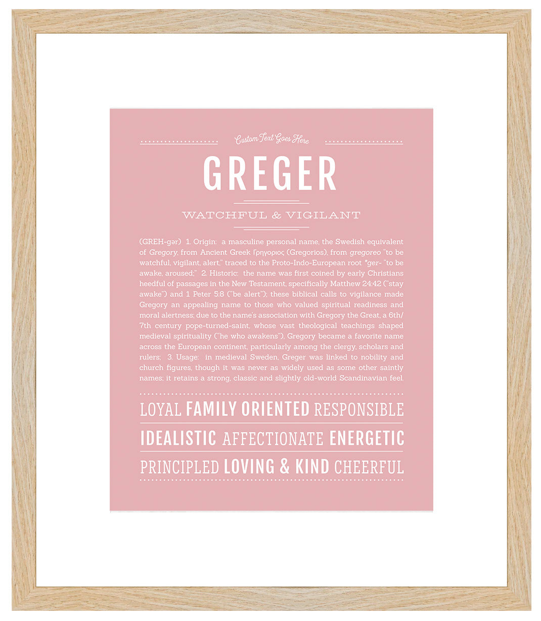 Frame Options | Dusty Rose | Maple Frame, Matted