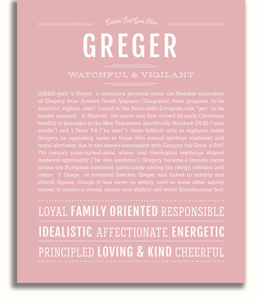 Frame Options | Dusty Rose | No Frame