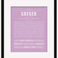 Frame Options | Lilac | Black Frame, Matted