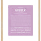 Frame Options | Lilac | Maple Frame, Matted