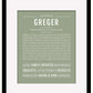 Frame Options | Sage | Black Frame, Matted