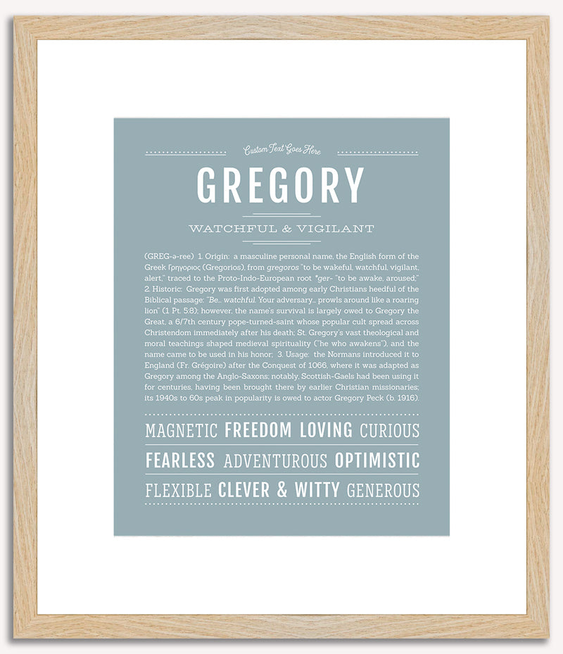 Gregory | Name Art Print