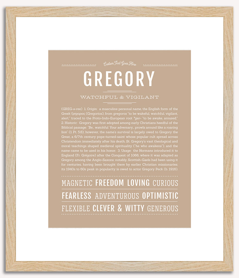 Gregory | Name Art Print